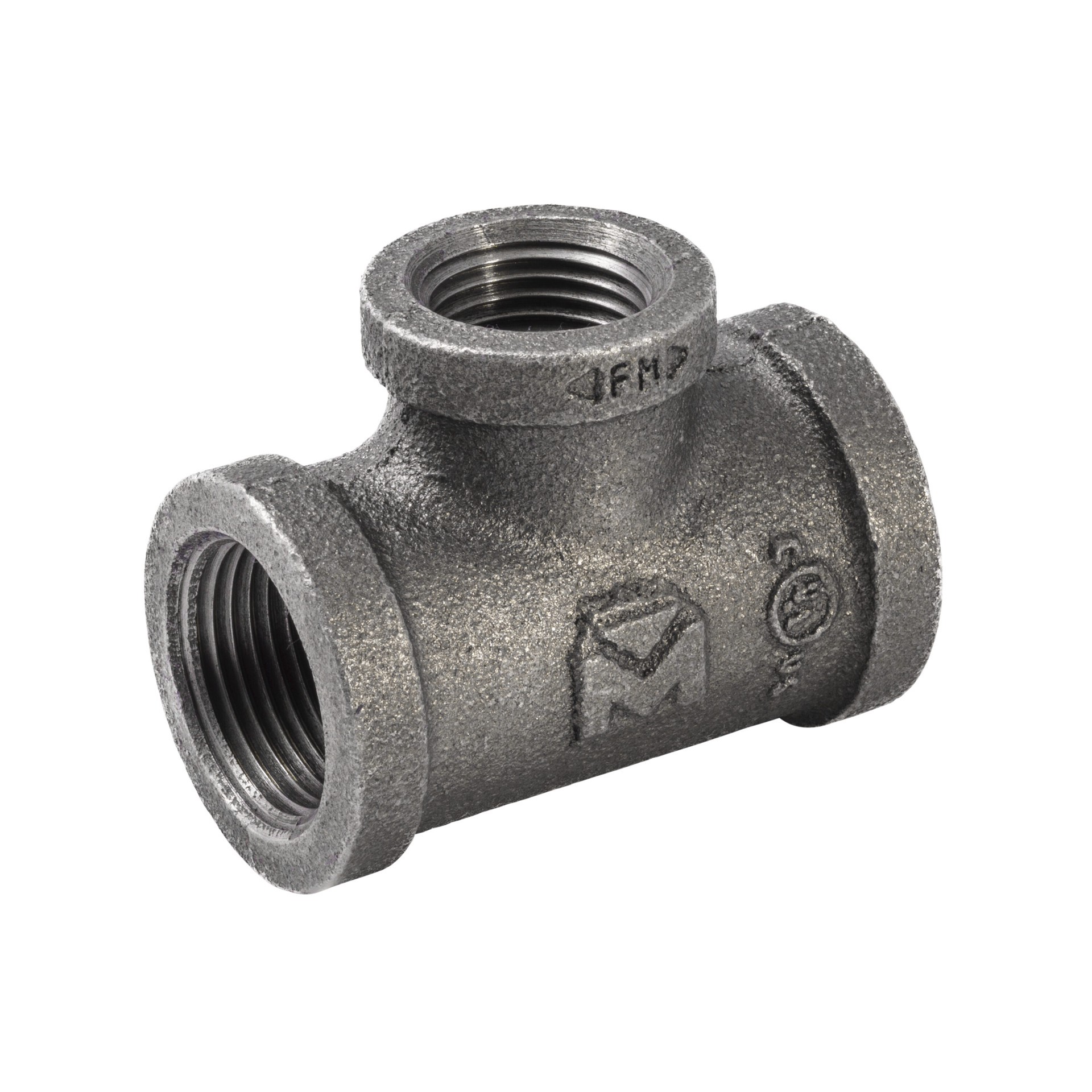 slide 1 of 6, RELIABILT 3/4-in Black Iron Tee Fitting, 1 ct