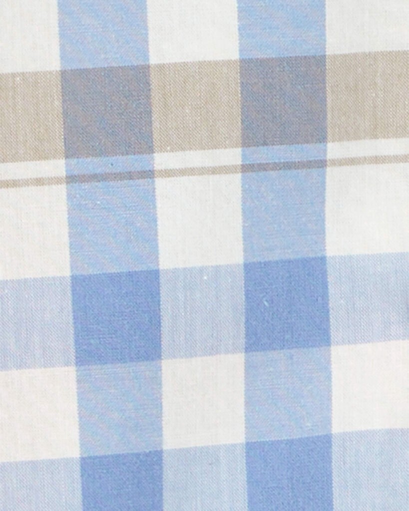 slide 3 of 3, Oshkosh Baby Plaid Long-Sleeve Bodysuit - Plaid Multi 9M, 1 ct