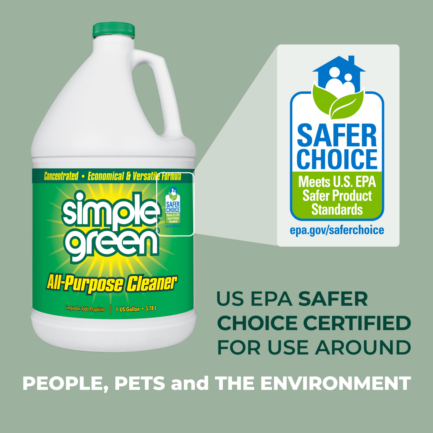 slide 2 of 4, Simple Green All-Purpose Cleaner, 1 gal