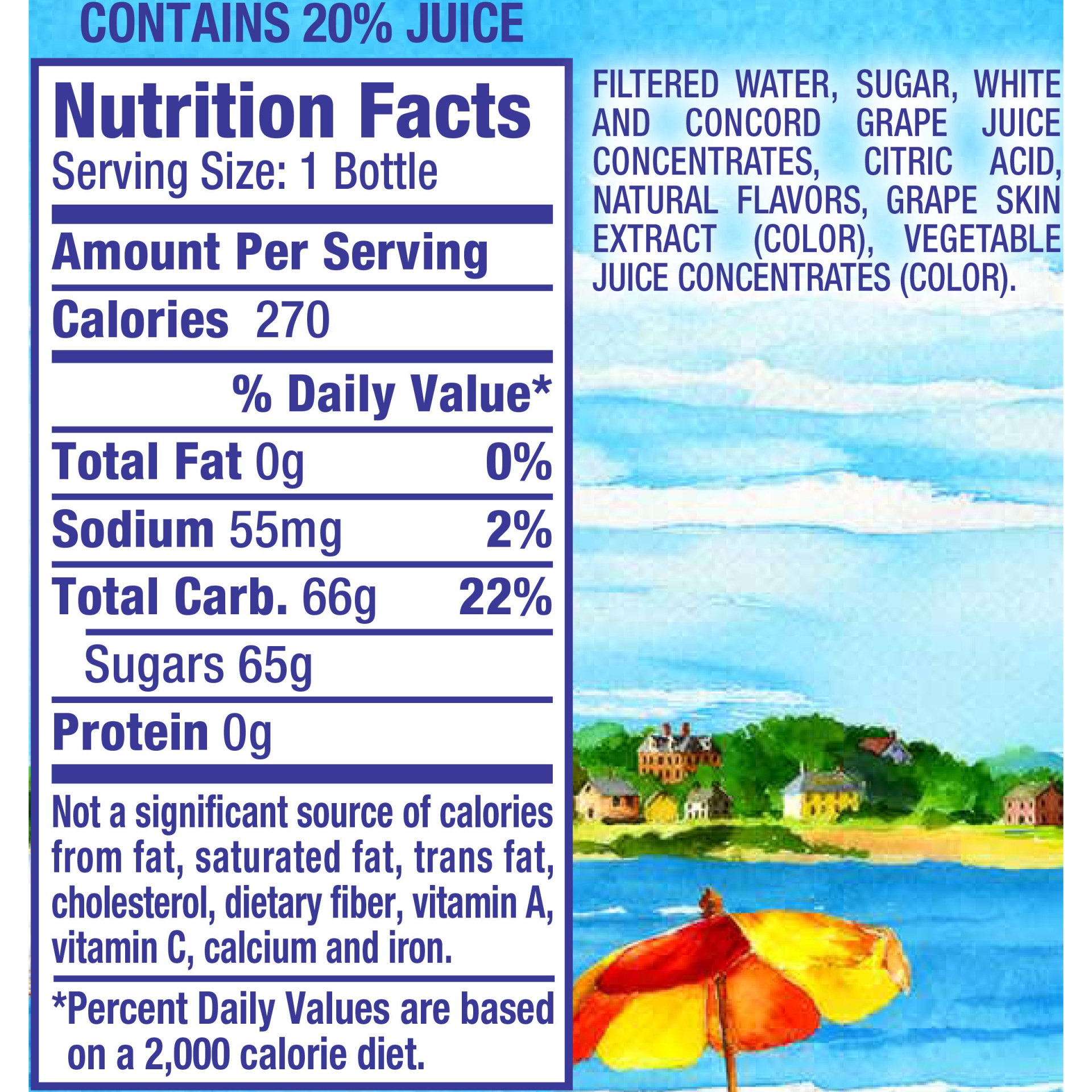 slide 2 of 2, Nantucket Nectars Grapeade - 16 fl oz, 16 fl oz