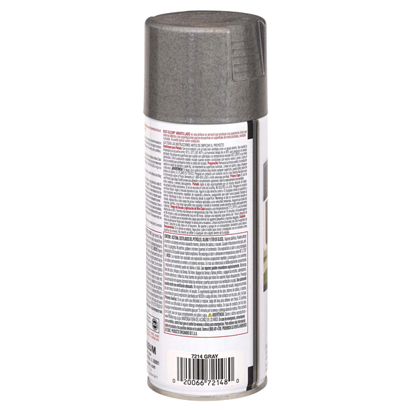 slide 9 of 9, Rust-Oleum Stops Rust Protective Hammered Metal Finish Spray Paint - 7214830, Gray, 12 oz