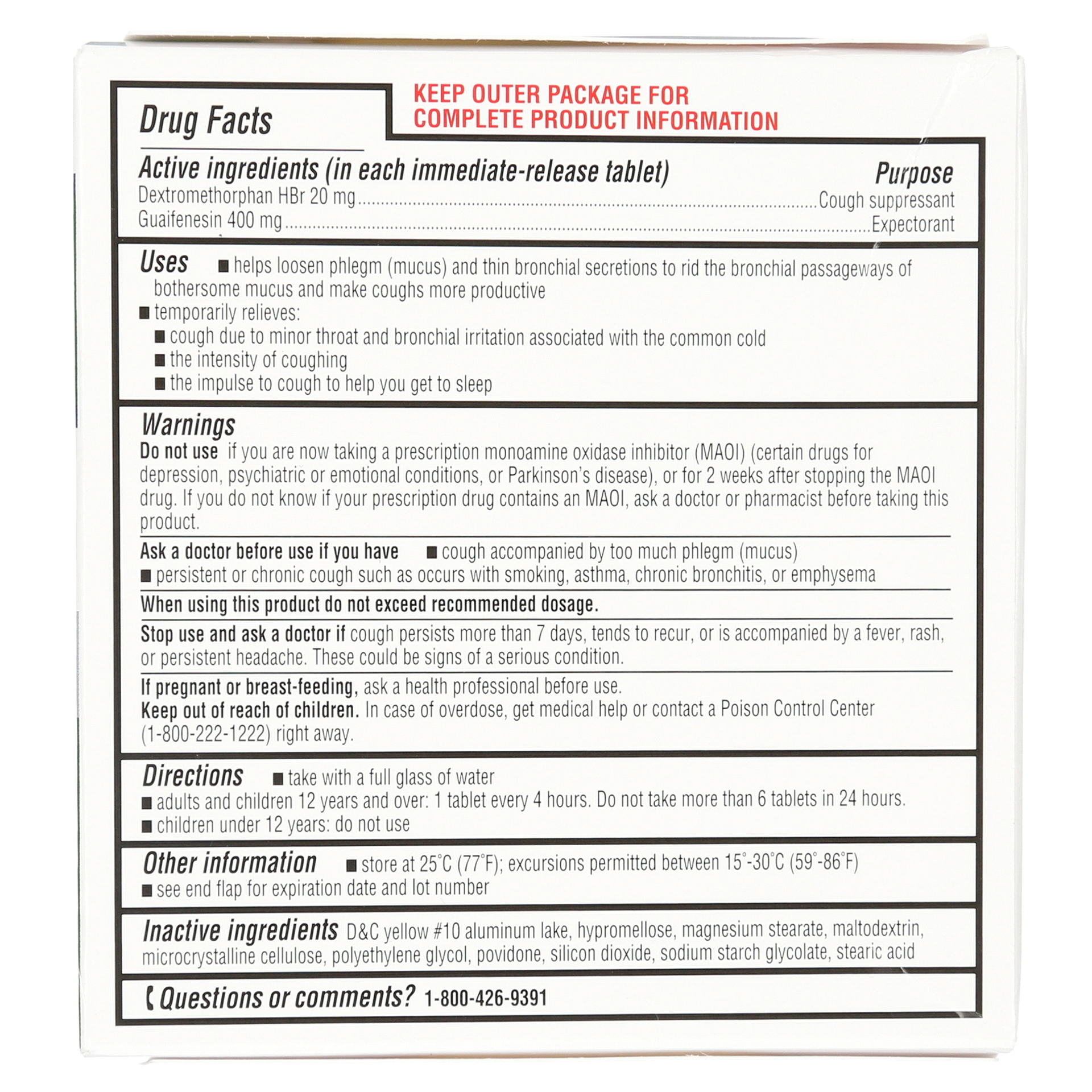 slide 2 of 9, Meijer Mucus Relief DM Tablets, 60 ct