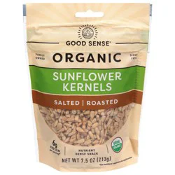 Good Sense Organic Salted Roasted Sunflower Kernels 7.5 oz