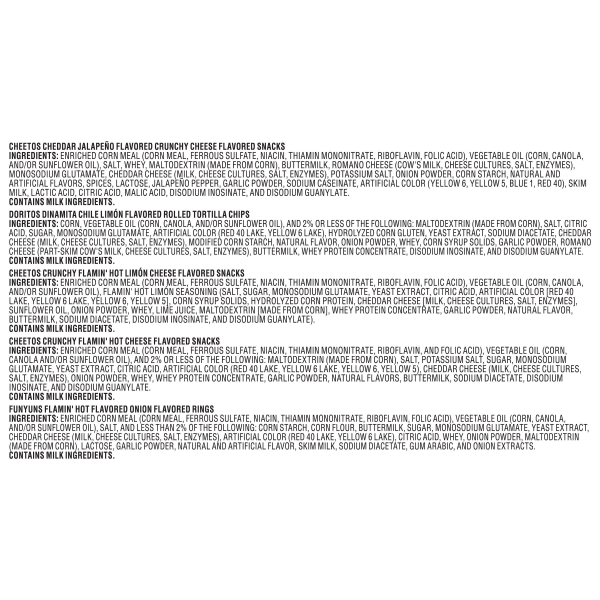 slide 6 of 13, Frito-Lay Snacks Fiery Mix Variety Packs 17 3/8 Oz, 18 Count, 18 ct