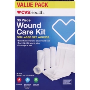 slide 1 of 1, CVS Health Wound Care Kit, Large, 30 ct