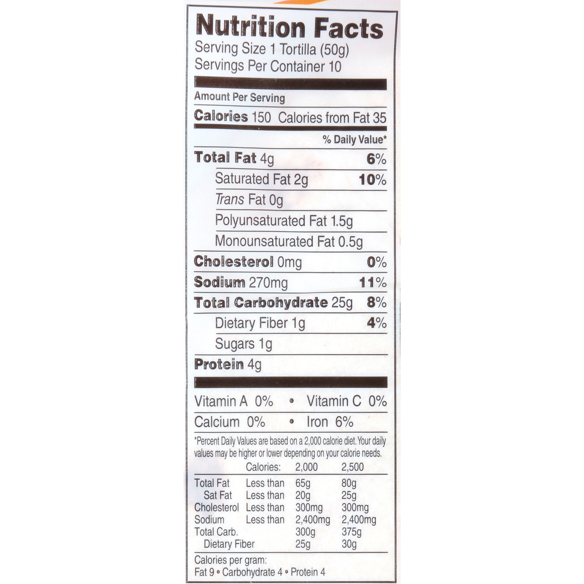 slide 3 of 6, CHI-CHI'S 10 Count Fajita Style Tortilla, 17.5 oz