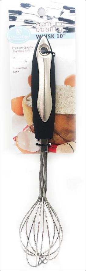 slide 1 of 1, Culinary Edge Whisk, 10 in