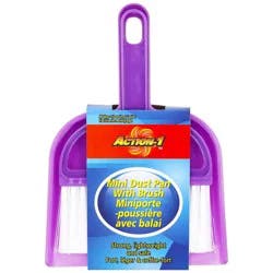 Action 1 Mini Dustpan With Brush 1 Count