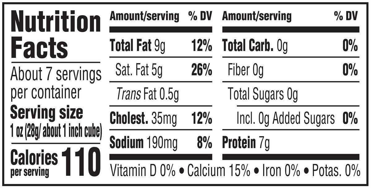 slide 2 of 8, Cracker Barrel Asiago Cheese Block, 7 oz