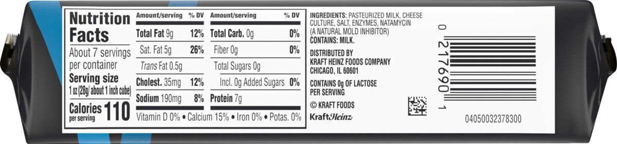 slide 3 of 8, Cracker Barrel Asiago Cheese Block, 7 oz