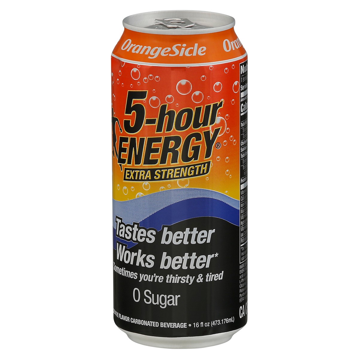 slide 5 of 9, 5-Hour Energy Extra Strength OrangeSicle Flavor Carbonated Beverage - 16 fl oz, 16 fl oz