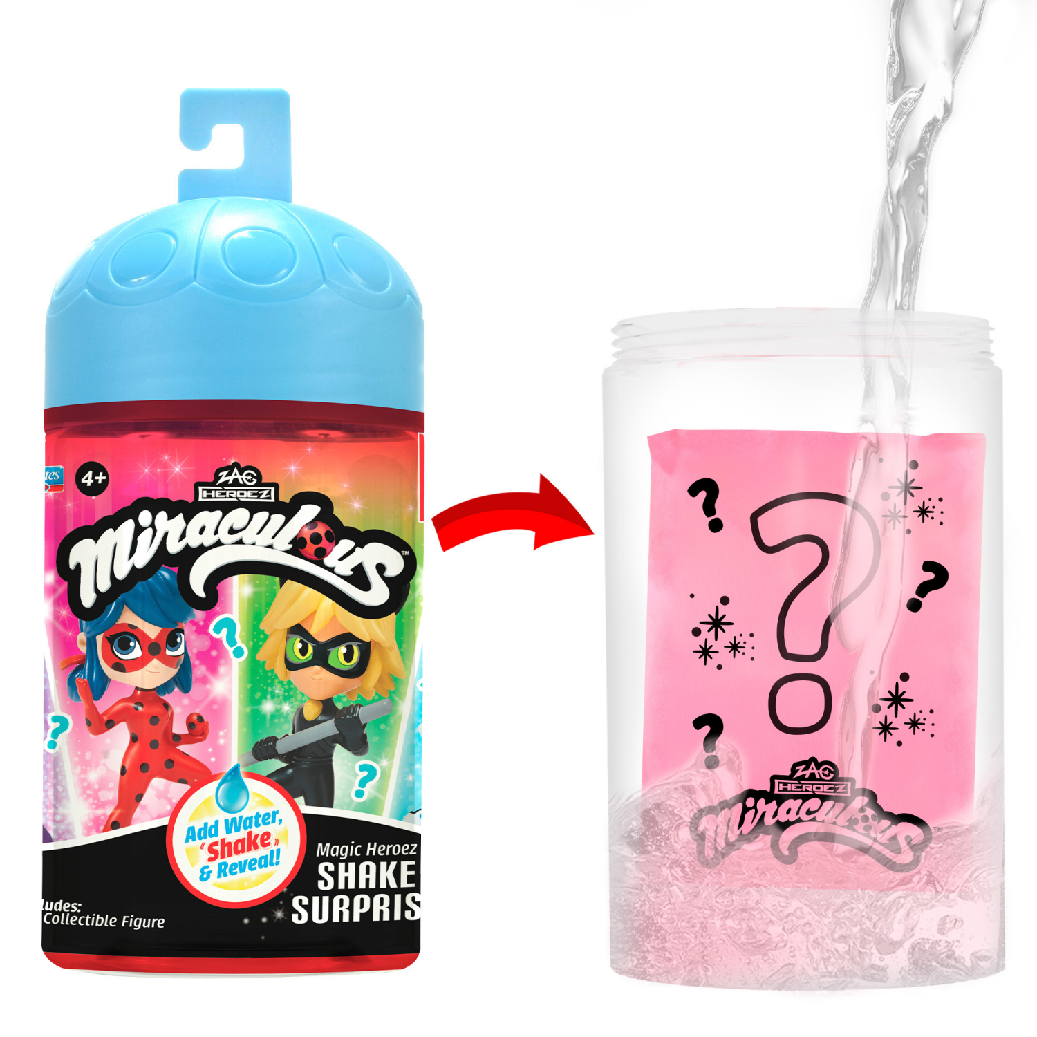slide 4 of 5, Miraculous Magic Heroez Shake Surprise, 1 ct