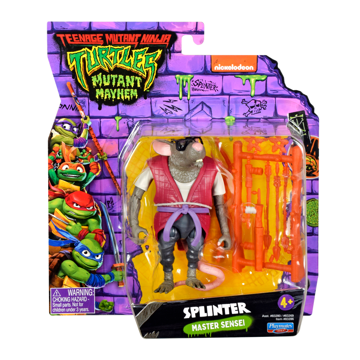 slide 8 of 8, Teenage Mutant Ninja Turtles: Mutant Mayhem Basic Action Figure Assortment, 1 ct