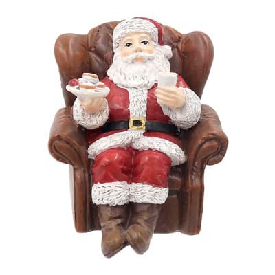 slide 1 of 4, Mini Santa Sitting In Armchair Decoration By Ashland, null
