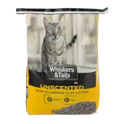 Whiskers & Tails Non-Clumping Clay Litter Unscented