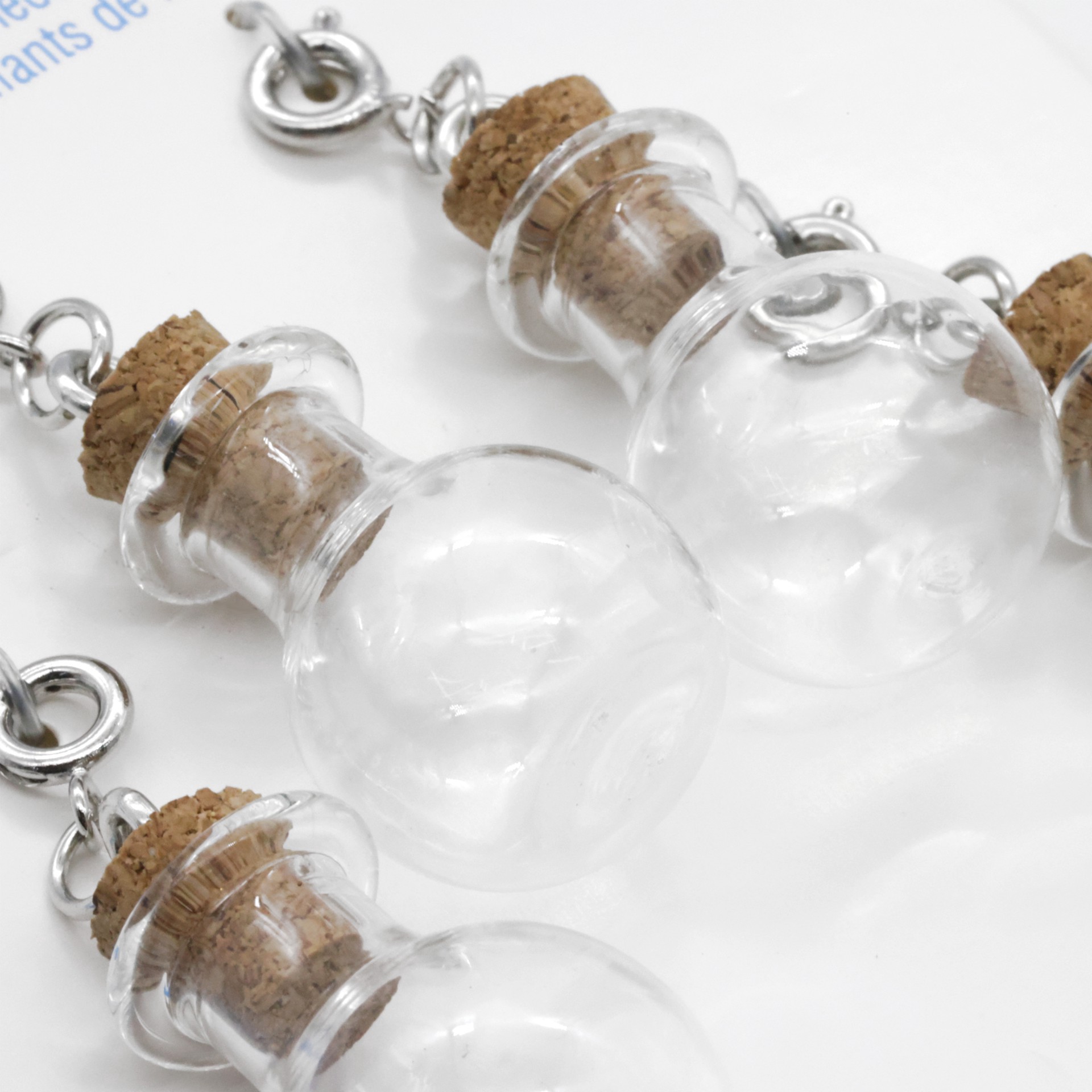 slide 5 of 5, Clear Potion Bottle Charms, 4ct. By Creatology, 4 ct