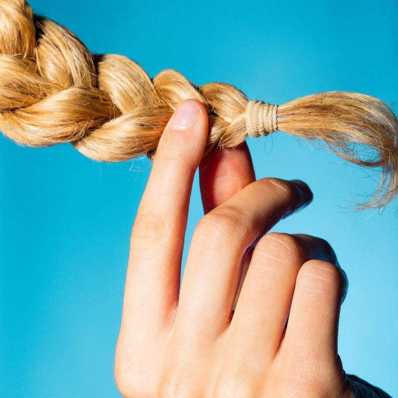 slide 6 of 6, Gimme Beauty Medium Braid Ends Hair Bands - 25pk - Blonde, 25 ct