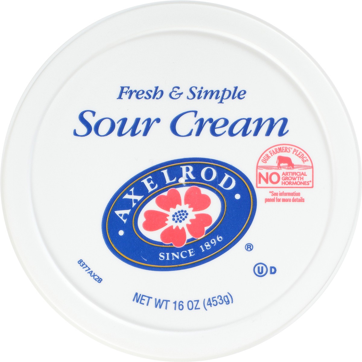 slide 6 of 8, Axelrod Sour Cream, 16 oz