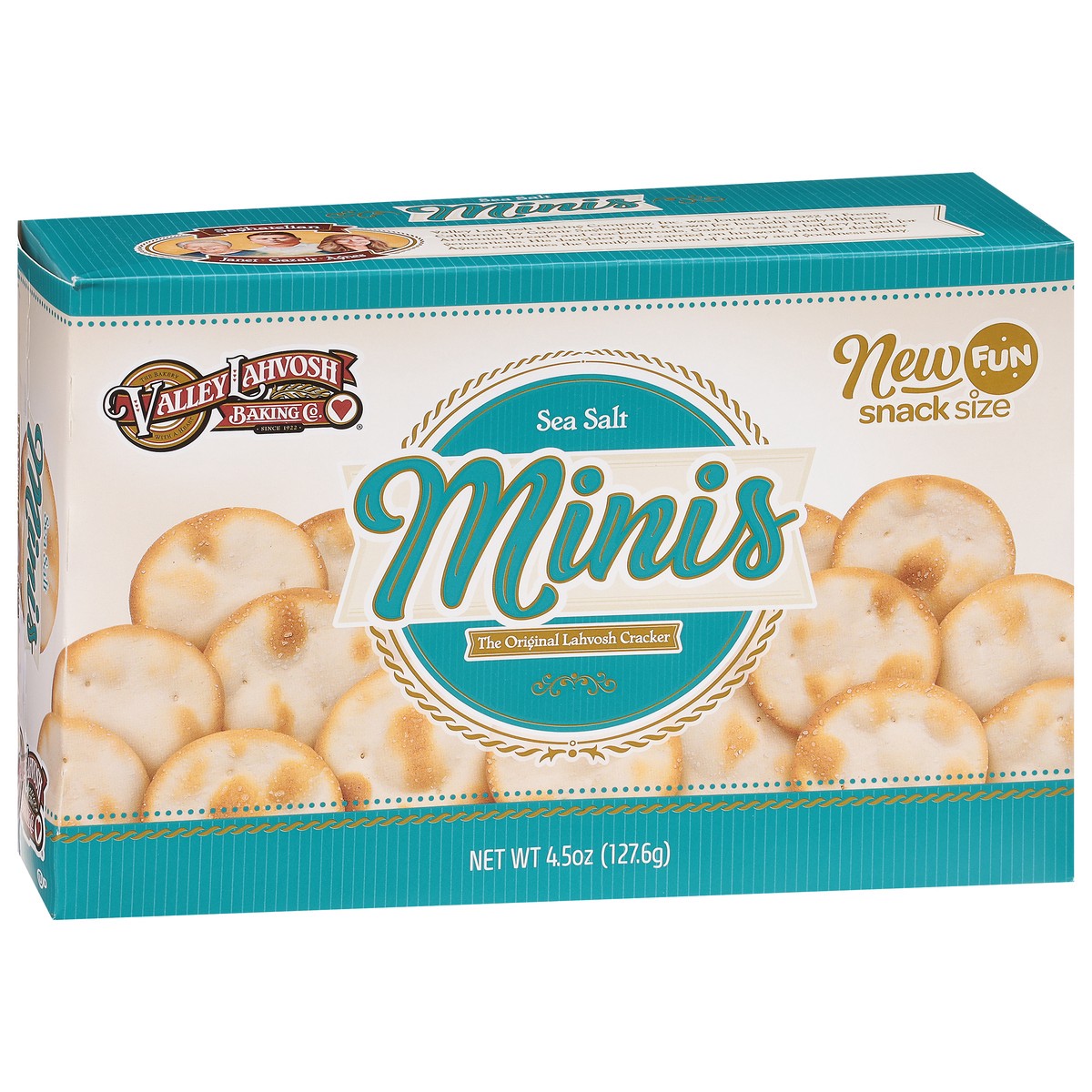 slide 2 of 9, Valley Lahvosh Baking Co. Minis Snack Size Sea Salt Lahvosh Crackers Snack Size 4.5 oz, 4.5 oz