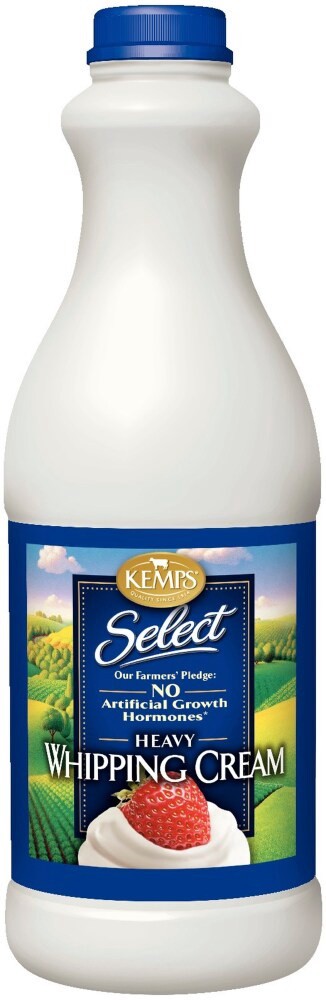 slide 2 of 3, Kemps Select Heavy Whipping Cream, 1 qt