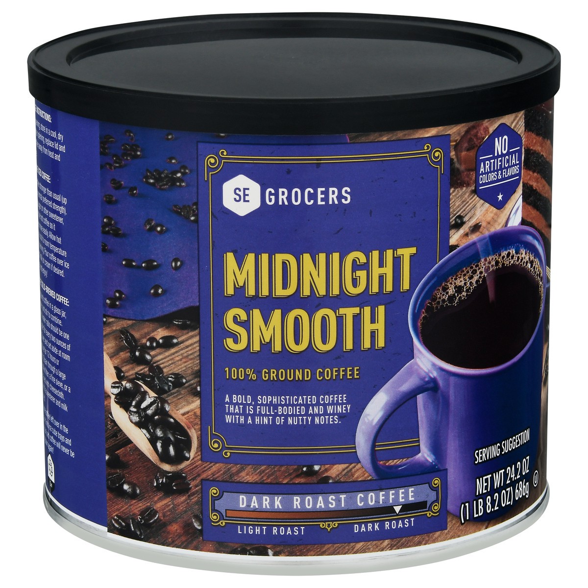 slide 8 of 9, SE Grocers Midnight Smooth- 24 oz, 24 oz