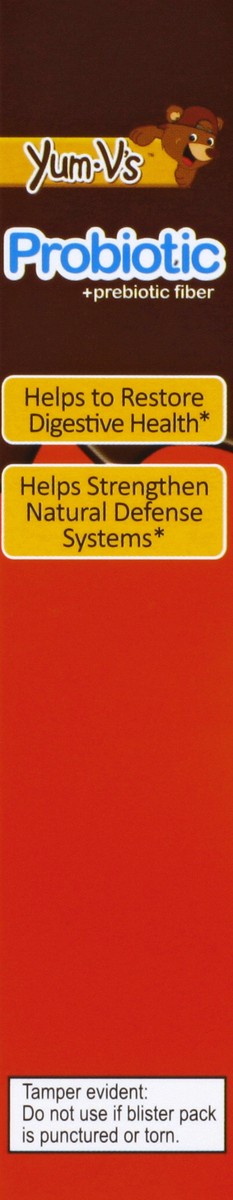 slide 2 of 4, Yum-V's Probiotic + Prebiotic Fiber 40 ea, 40 ct