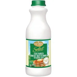 Kemps Select Low Fat Buttermilk 16 oz Pint