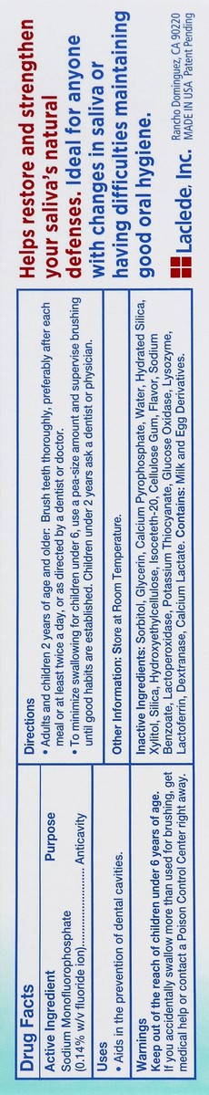 slide 8 of 10, Salivea Toothpaste 4.3 oz, 4.3 oz