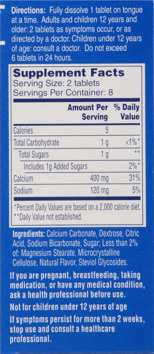 slide 12 of 13, Alka-Seltzer Fizzy Melts 4 in 1 Mixed Berry Upset Stomach Relief 8 - 2 Tablet Pouches, 8 ct