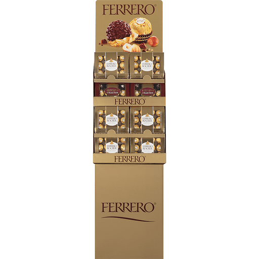 slide 1 of 1, Ferrero Rocher Hazelnut Chocolates Display Box, 5.3 oz