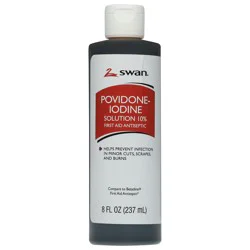 Swan Povidone Iodine Solution First Aid Antiseptic