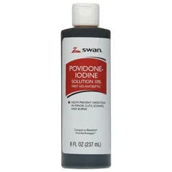 Swan Povidone Iodine Solution First Aid Antiseptic