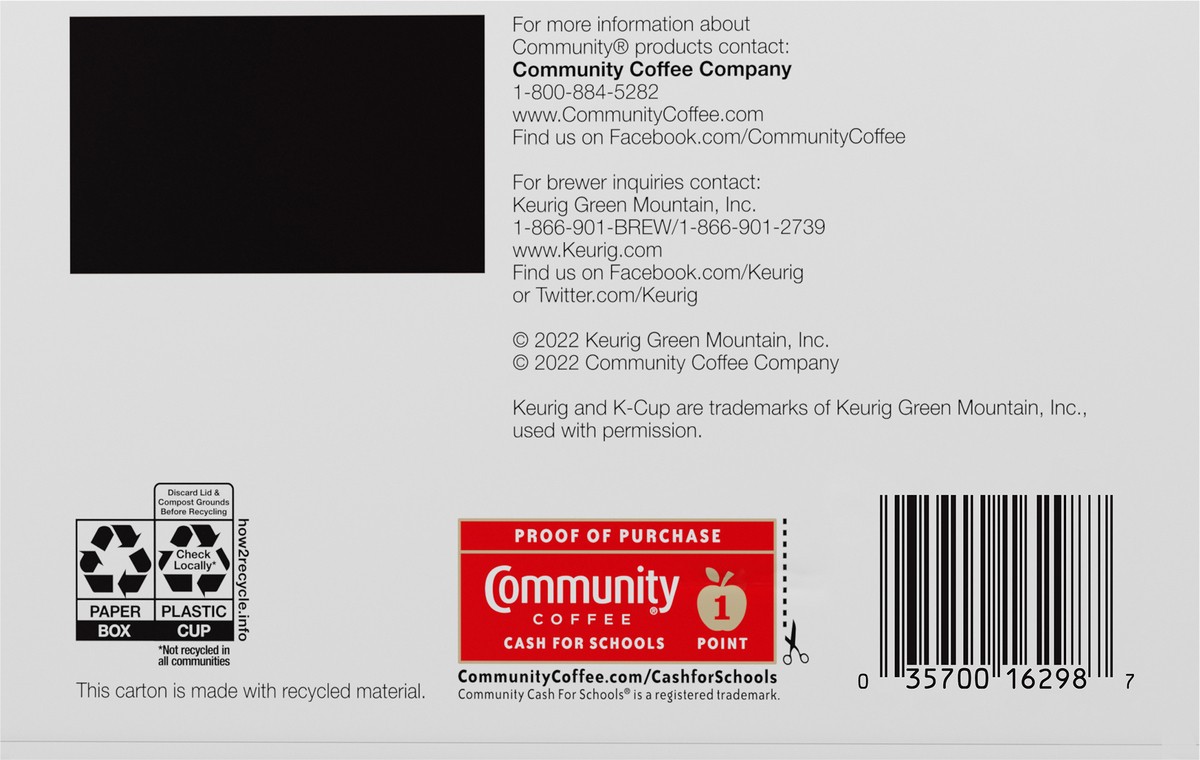 slide 6 of 13, Community Coffee House Blend Single Serve K-Cups - 12 ct, 12 ct