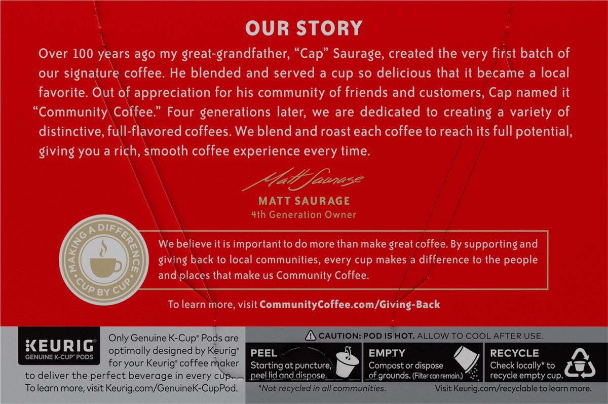 slide 7 of 13, Community Coffee House Blend Single Serve K-Cups - 12 ct, 12 ct