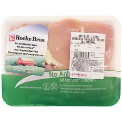 Roche Bros. Antibiotic Free Boneless Chicken Thighs