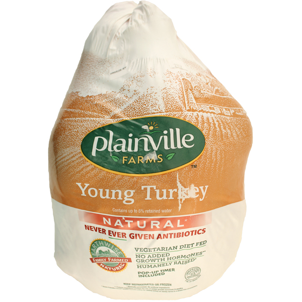 slide 1 of 1, Plainville Farms Whole Turkey (10 - 15 Lbs, 18-22 Lbs.), per lb