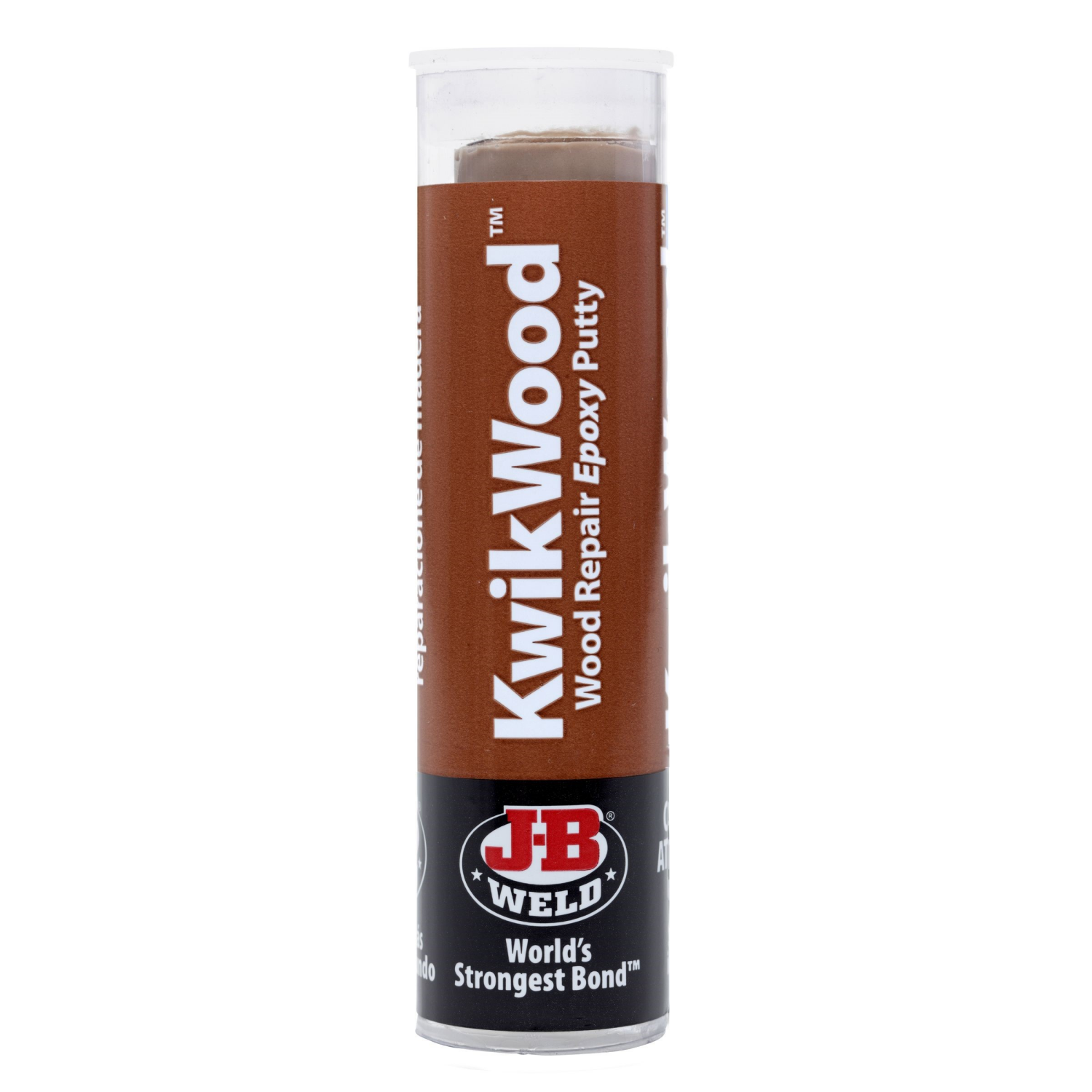slide 4 of 8, J-B Weld Kwikwood Repair Epoxy Putty - Light Tan, 1 oz