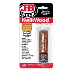 J-B Weld Kwikwood Repair Epoxy Putty - Light Tan