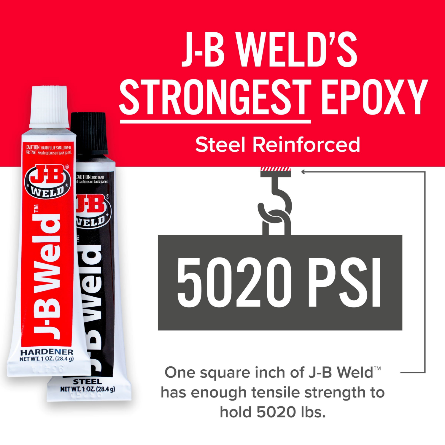 slide 5 of 8, JB Weld J-B Weld Original Cold Weld 2 Oz., 2 oz