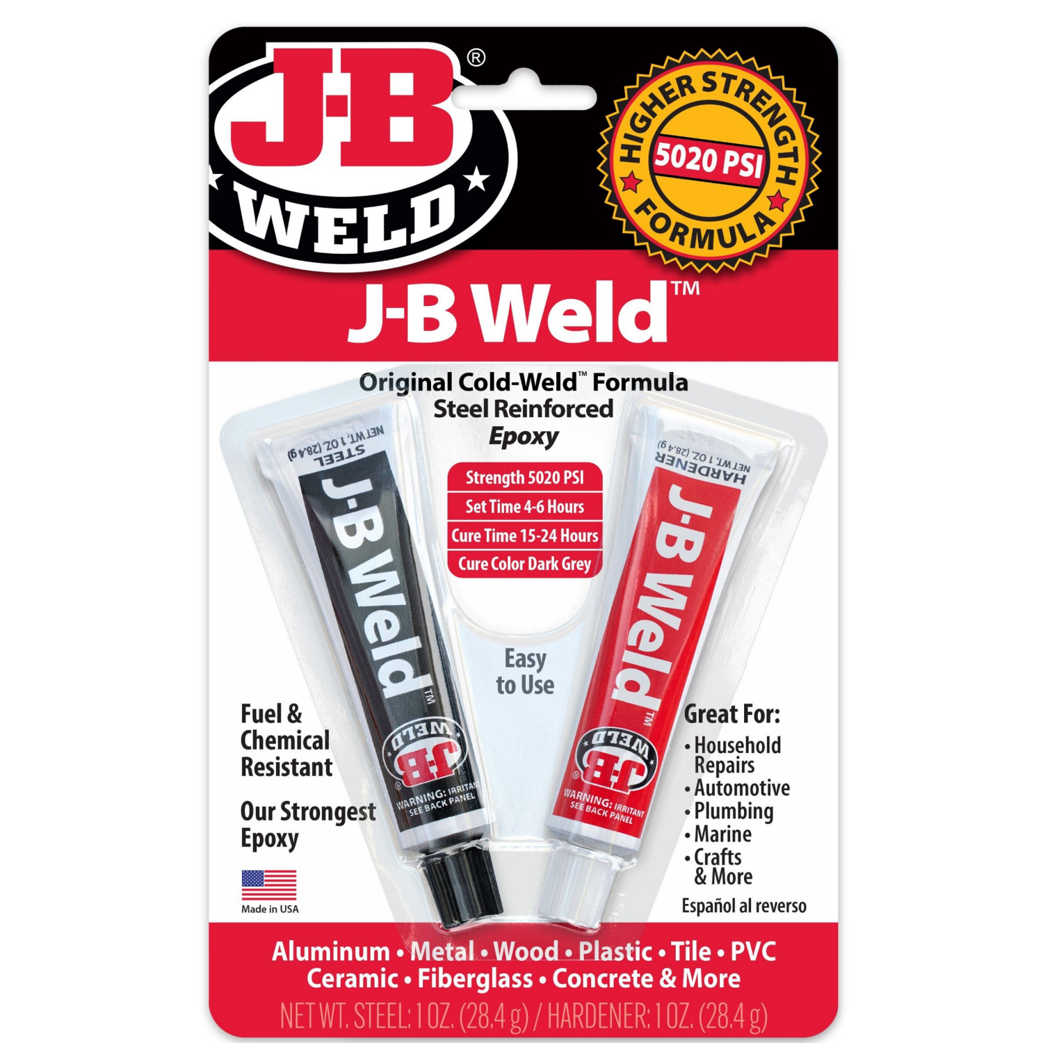 slide 1 of 8, JB Weld J-B Weld Original Cold Weld 2 Oz., 2 oz