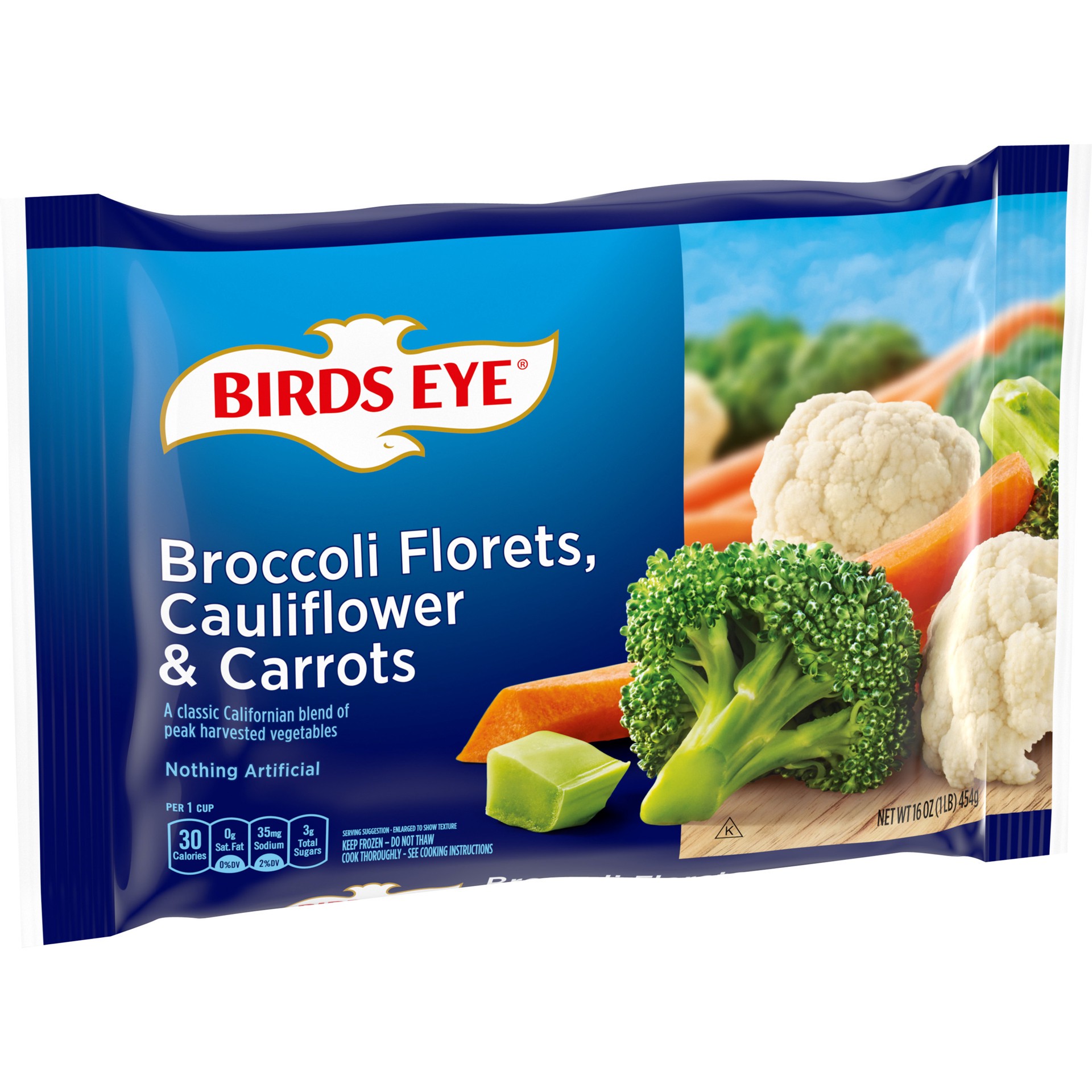 slide 3 of 5, Birds Eye Broccoli Florets, Cauliflower & Carrots 16 oz, 1 lb