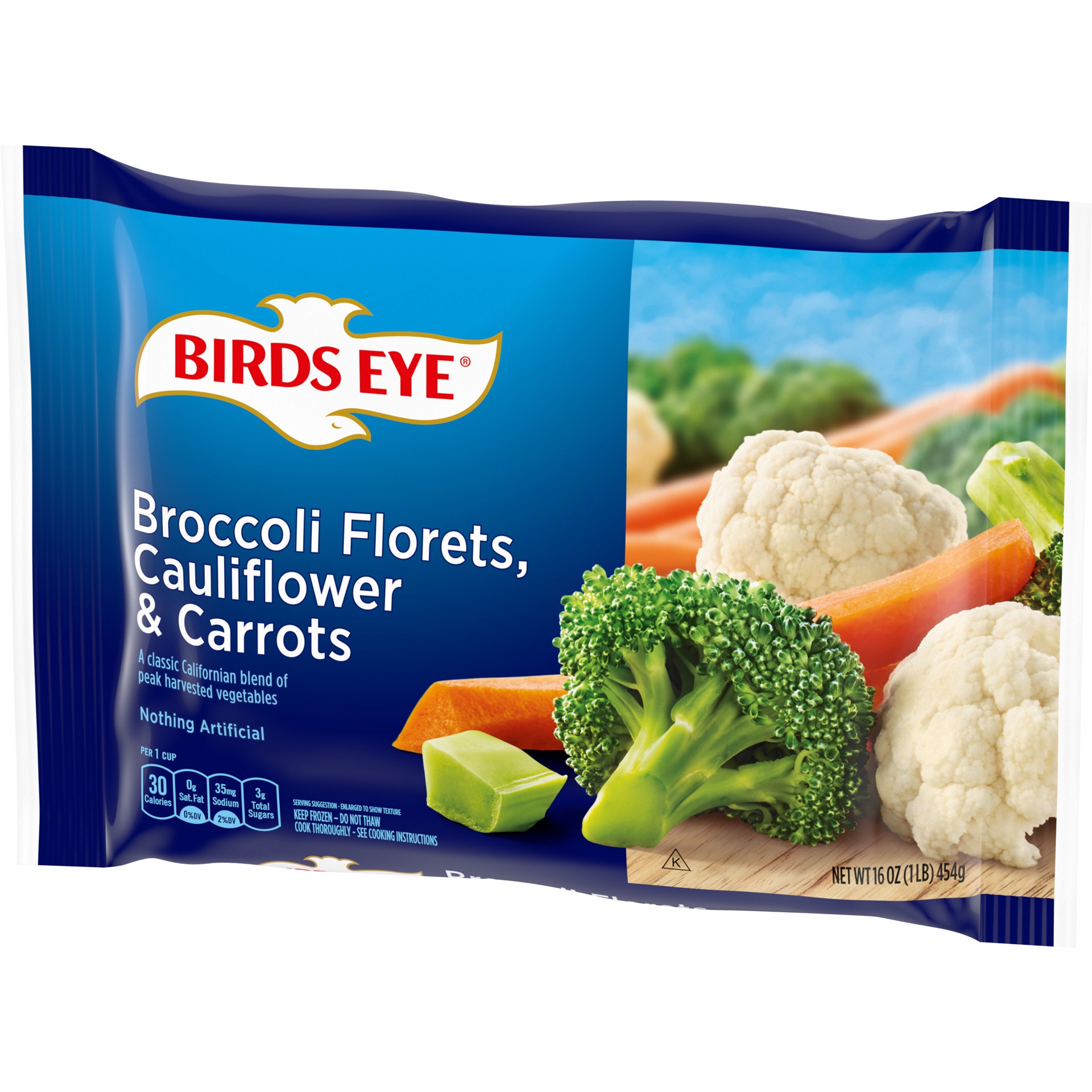 slide 4 of 5, Birds Eye Broccoli Florets, Cauliflower & Carrots 16 oz, 1 lb