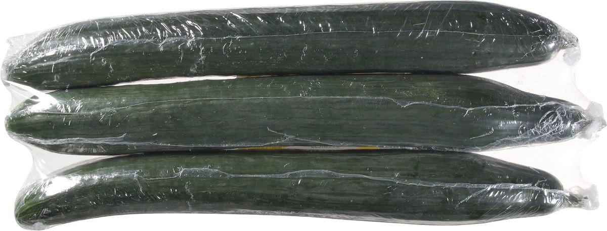slide 3 of 13, NatureSweet Long English Seedless Cucumbers 3 Each, 3 ct