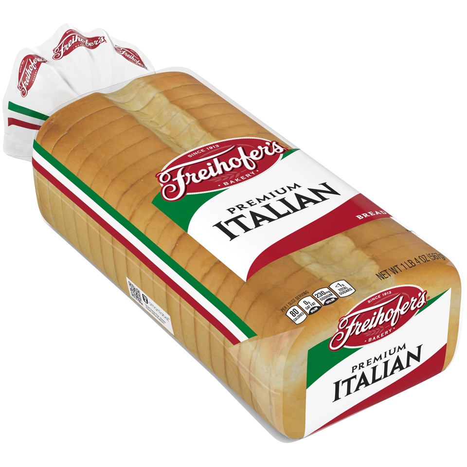 slide 2 of 9, Freihofer's Italian Bread, 20 oz, White Italian Bread, Bag, 1 cnt