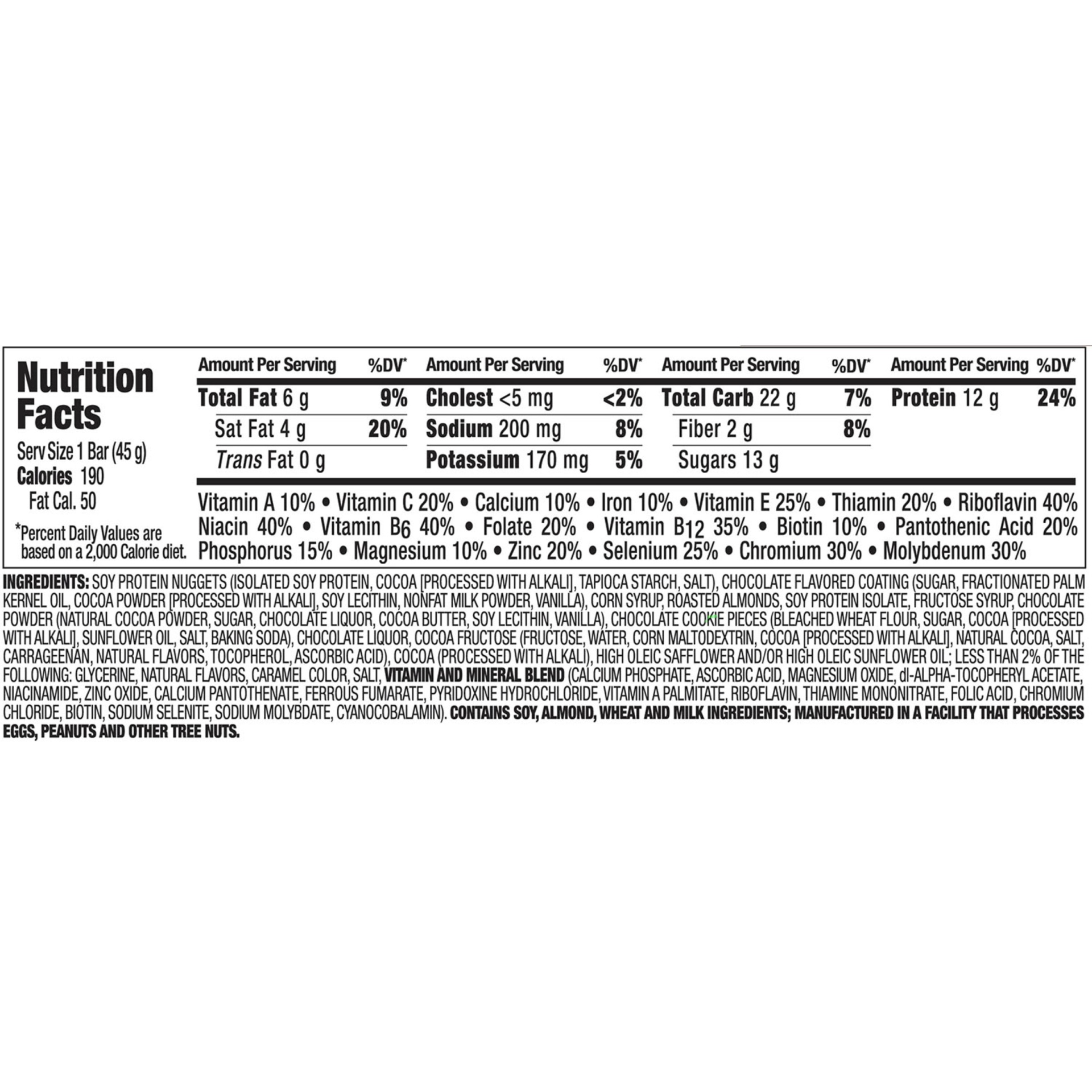 slide 2 of 4, Zone Perfect Nutrition Bar Dark Chocolate Almond, 12 ct; 1.58 oz