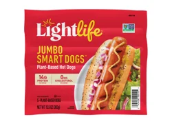 Lightlife Hot Dogs, Plant-Based