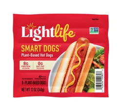 Lightlife Hot Dogs, Plant-Based