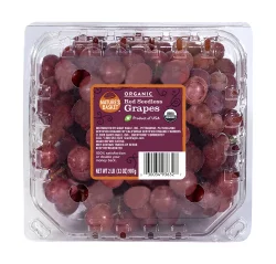 Nature's Basket Organic Red Seedless Grapes