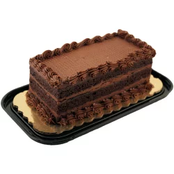 European Bar Cake - Chocolate Fudge