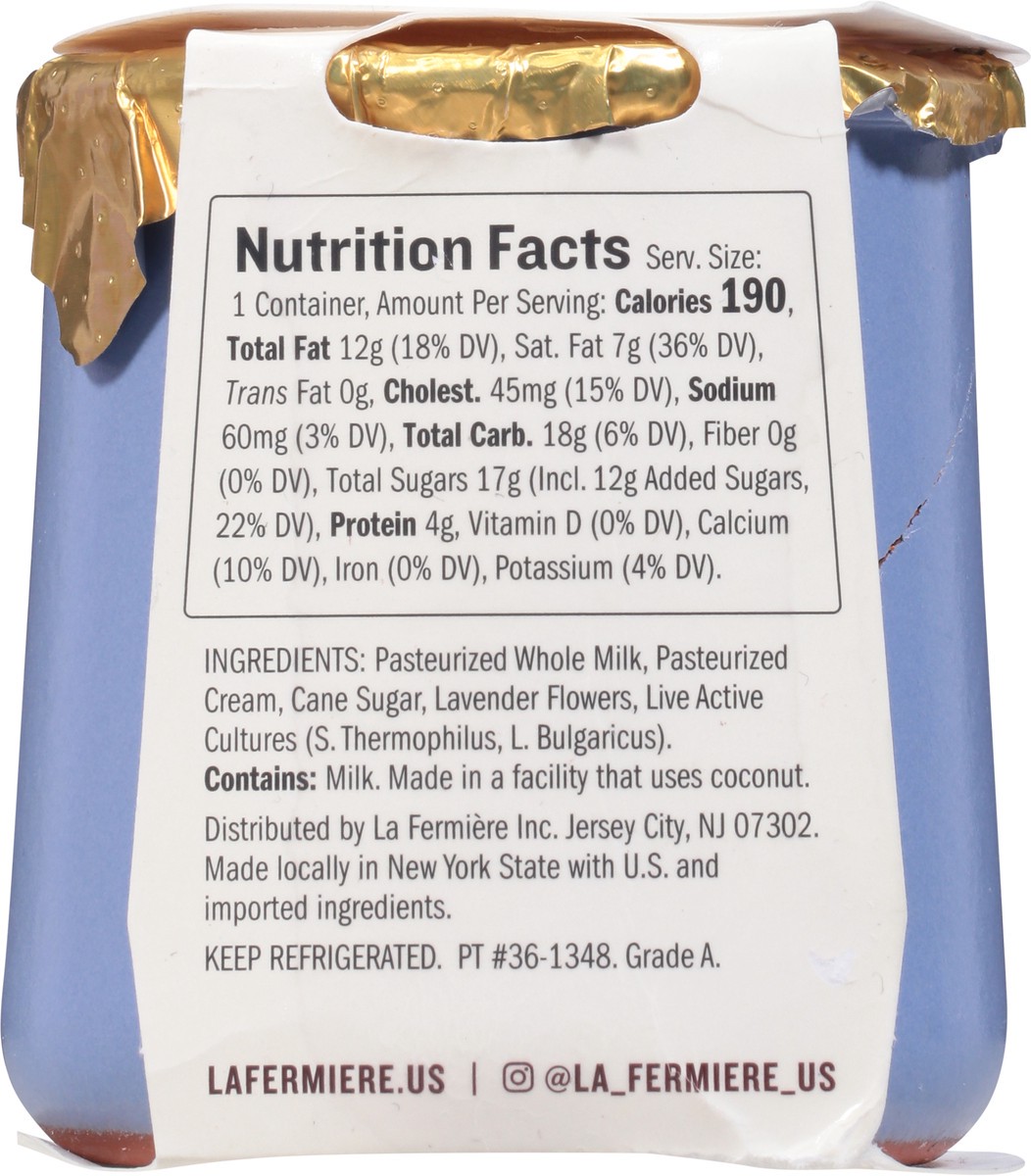slide 9 of 11, La Fermière Lavender Whole Milk Yogurt, 4.9 oz